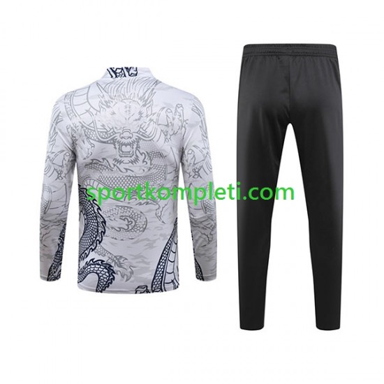 Real Madrid Bijela Komplet Sweatshirts 2023-2024 Dragon
