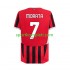 AC Milan Muškarci Domaći Nogometni Dres Alvaro Morata 7 2024-2025 Kratki Rukavi