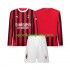 AC Milan Djeca Domaći Nogometni Dres 2024-2025 Dugi Rukavi