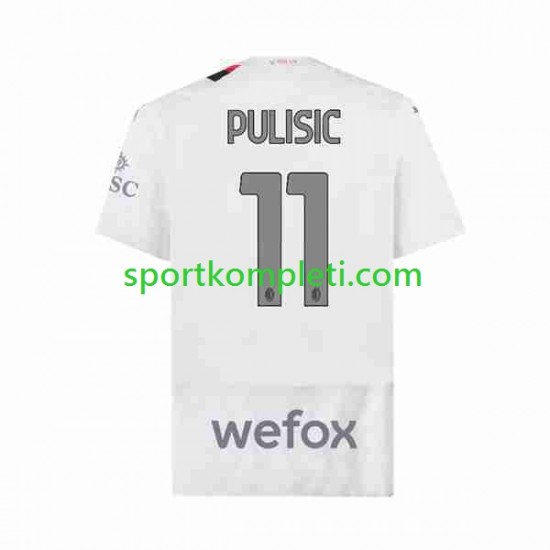 AC Milan Muškarci Gostujući Nogometni Dres Christian Pulisic 11 2023-2024 Kratki Rukavi