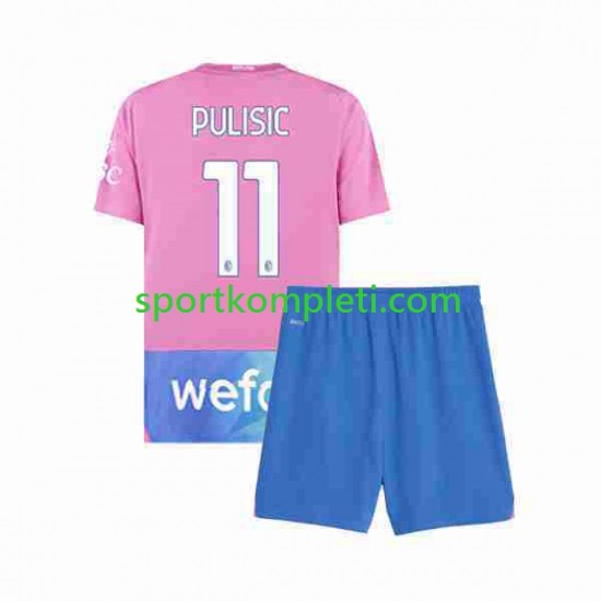 AC Milan Djeca Treći Nogometni Dres Christian Pulisic 11 2023-2024 Kratki Rukavi