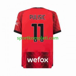 AC Milan Muškarci Domaći Nogometni Dres Christian Pulisic 11 2023-2024 Kratki Rukavi