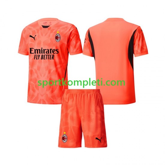 AC Milan Vratar Djeca Četvrti Nogometni Dres 2024-2025 Kratki Rukavi