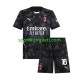AC Milan Vratar Crno Djeca Domaći Nogometni Dres Mike Maignan 16 2024-2025 Kratki Rukavi