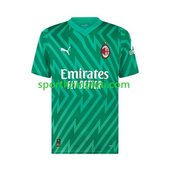 AC Milan Vratar Muškarci Domaći Nogometni Dres Mike Maignan 16 2023-2024 Kratki Rukavi