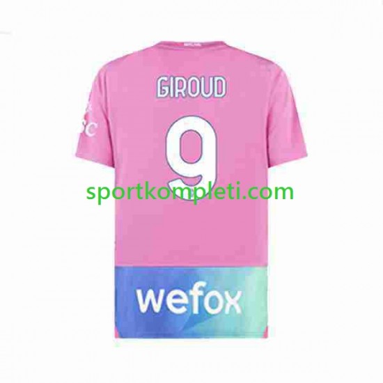 AC Milan Muškarci Treći Nogometni Dres Olivier Giroud 9 2023-2024 Kratki Rukavi