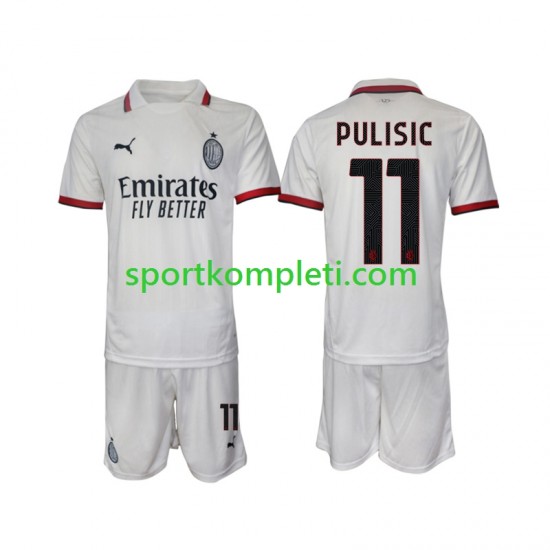 AC Milan Djeca Gostujući Nogometni Dres Pulisic 11 2024-2025 Kratki Rukavi
