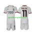 AC Milan Djeca Gostujući Nogometni Dres Pulisic 11 2024-2025 Kratki Rukavi