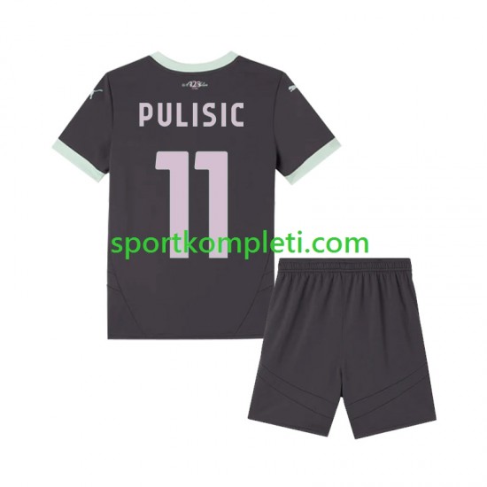 AC Milan Djeca Treći Nogometni Dres Pulisic 11 2024-2025 Kratki Rukavi