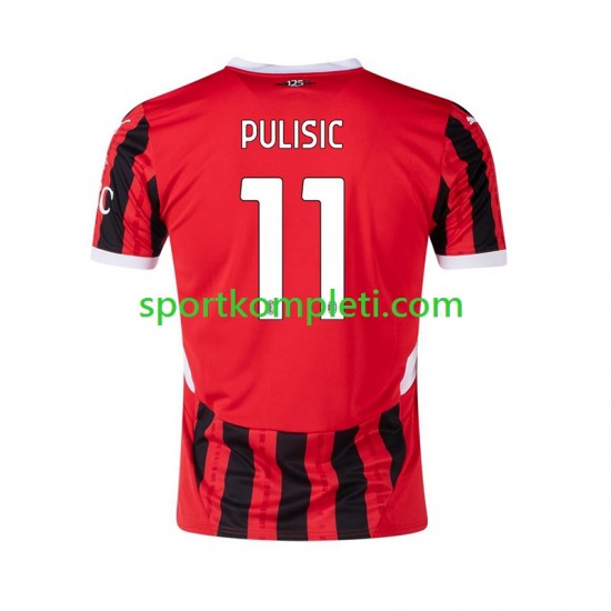 AC Milan Muškarci Domaći Nogometni Dres Pulisic 11 2024-2025 Kratki Rukavi