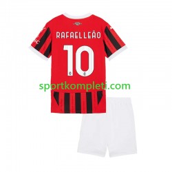AC Milan Djeca Domaći Nogometni Dres Rafael Leao 10 2024-2025 Kratki Rukavi