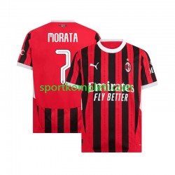 AC Milan Muškarci Domaći Nogometni Dres UCL Font MORATA 7 2024-2025 Kratki Rukavi