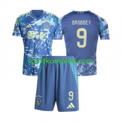 AFC Ajax Djeca Gostujući Nogometni Dres Brian Brobbey 9 2024-2025 Kratki Rukavi