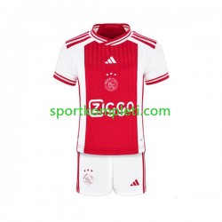 AFC Ajax Djeca Domaći Nogometni Dres 2023-2024 Kratki Rukavi