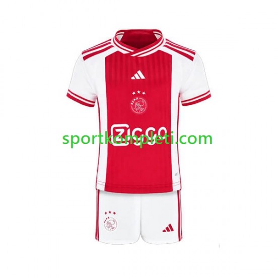 AFC Ajax Djeca Domaći Nogometni Dres 2023-2024 Kratki Rukavi