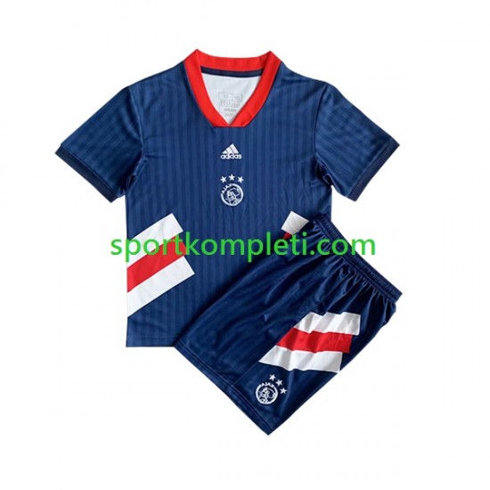 AFC Ajax Retro Djeca Domaći Nogometni Dres Icon 2022-2023 Kratki Rukavi
