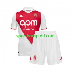 AS Monaco Djeca Domaći Nogometni Dres 2024-2025 Kratki Rukavi