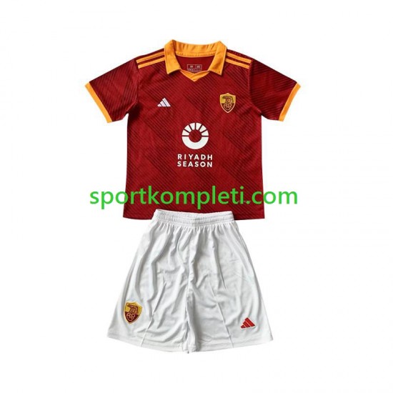 Roma Djeca Četvrti Nogometni Dres 2023-2024 Kratki Rukavi