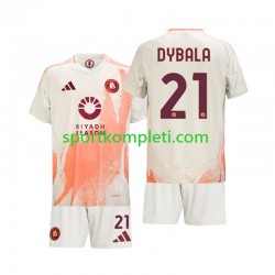 Roma Djeca Gostujući Nogometni Dres Paulo Dybala 21 2024-2025 Kratki Rukavi