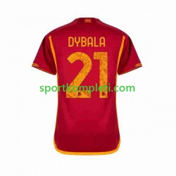 Roma Muškarci Domaći Nogometni Dres Paulo Dybala 21 2023-2024 Kratki Rukavi