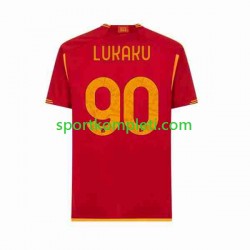Roma Muškarci Domaći Nogometni Dres Romelu Lukaku 90 2023-2024 Kratki Rukavi