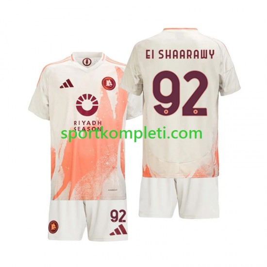 Roma Djeca Gostujući Nogometni Dres Stephan El Shaarawy 92 2024-2025 Kratki Rukavi
