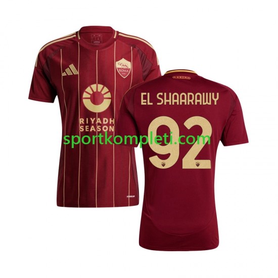 Roma Muškarci Domaći Nogometni Dres Stephan El Shaarawy 92 2024-2025 Kratki Rukavi Roma Muškarci Domaći Nogometni Dres Stephan El Shaarawy 92 2024-2025 Kratki Rukavi