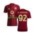 Roma Muškarci Domaći Nogometni Dres Stephan El Shaarawy 92 2024-2025 Kratki Rukavi