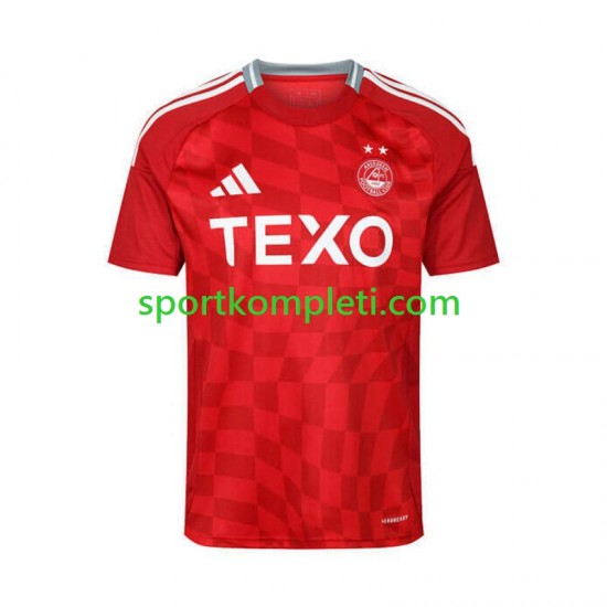 Aberdeen Crvena Muškarci Domaći Nogometni Dres 2024-2025 Kratki Rukavi