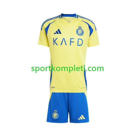 Al-Nassr Djeca Domaći Nogometni Dres 2024-2025 Kratki Rukavi