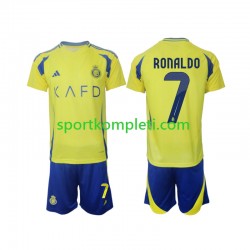 Al-Nassr Djeca Domaći Nogometni Dres Cristiano Ronaldo 7 2024-2025 Kratki Rukavi
