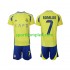 Al-Nassr Djeca Domaći Nogometni Dres Cristiano Ronaldo 7 2024-2025 Kratki Rukavi