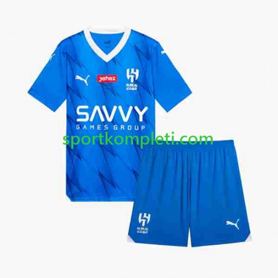 Al Hilal Djeca Domaći Nogometni Dres 2023-2024 Kratki Rukavi Al Hilal Djeca Domaći Nogometni Dres 2023-2024 Kratki Rukavi