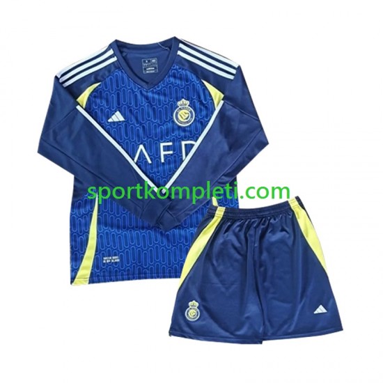 Al-Nassr Djeca Gostujući Nogometni Dres 2024-2025 Dugi Rukavi