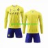 Al-Nassr Djeca Domaći Nogometni Dres 2023-2024 Dugi Rukavi
