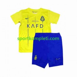 Al-Nassr Djeca Domaći Nogometni Dres 2023-2024 Kratki Rukavi