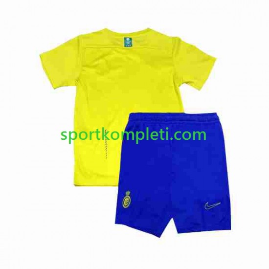 Al-Nassr Djeca Domaći Nogometni Dres 2023-2024 Kratki Rukavi