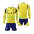 Al-Nassr Djeca Domaći Nogometni Dres 2024-2025 Dugi Rukavi