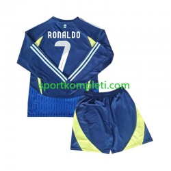 Al-Nassr Djeca Gostujući Nogometni Dres Cristiano Ronaldo 7 2024-2025 Dugi Rukavi