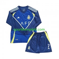 Al-Nassr Djeca Gostujući Nogometni Dres Cristiano Ronaldo 7 2024-2025 Dugi Rukavi