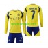 Al-Nassr Djeca Domaći Nogometni Dres Cristiano Ronaldo 7 2024-2025 Dugi Rukavi