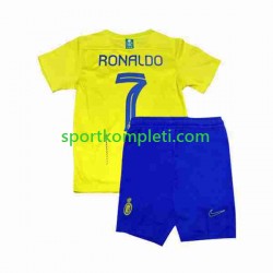 Al-Nassr Djeca Domaći Nogometni Dres Ronaldo 7 2023-2024 Kratki Rukavi