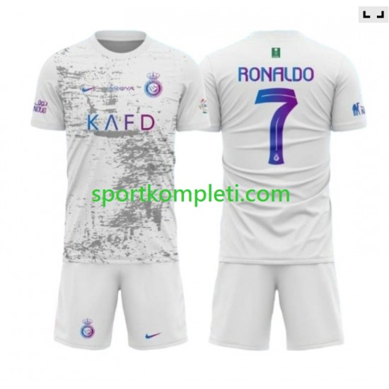 Al-Nassr Djeca Treći Nogometni Dres Ronaldo 7 2023-2024 Kratki Rukavi