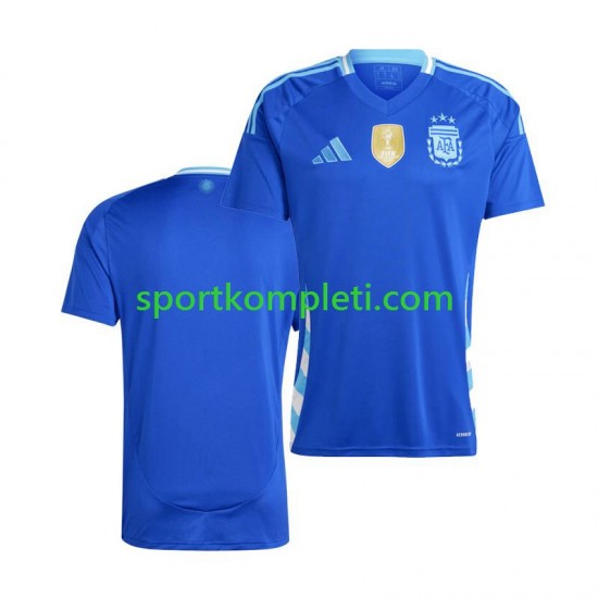 Argentina Muškarci Gostujući Nogometni Dres Copa America 2024 Kratki Rukavi