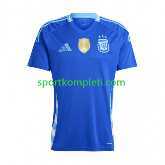 Argentina Muškarci Gostujući Nogometni Dres Copa America 2024 Kratki Rukavi