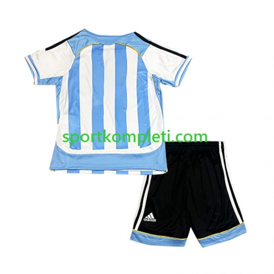 Argentina Retro Djeca Domaći Nogometni Dres 2006 Kratki Rukavi