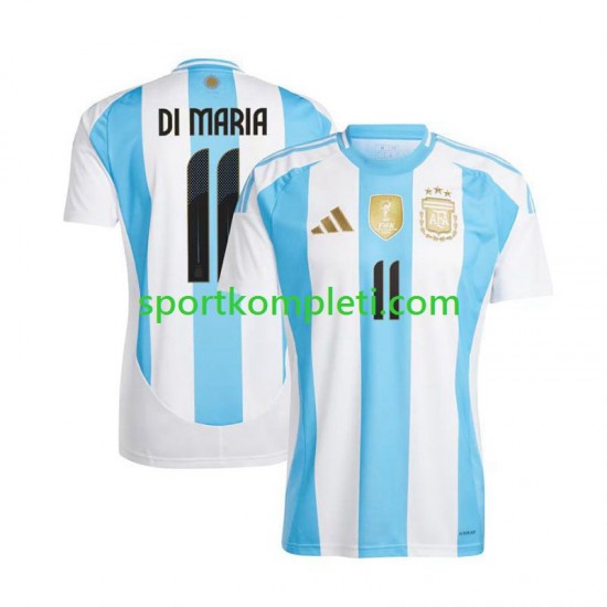 Argentina Muškarci Domaći Nogometni Dres Di Maria 11 Copa America 2024 Kratki Rukavi