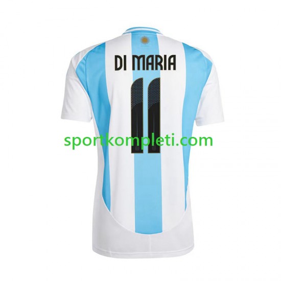 Argentina Muškarci Domaći Nogometni Dres Di Maria 11 Copa America 2024 Kratki Rukavi