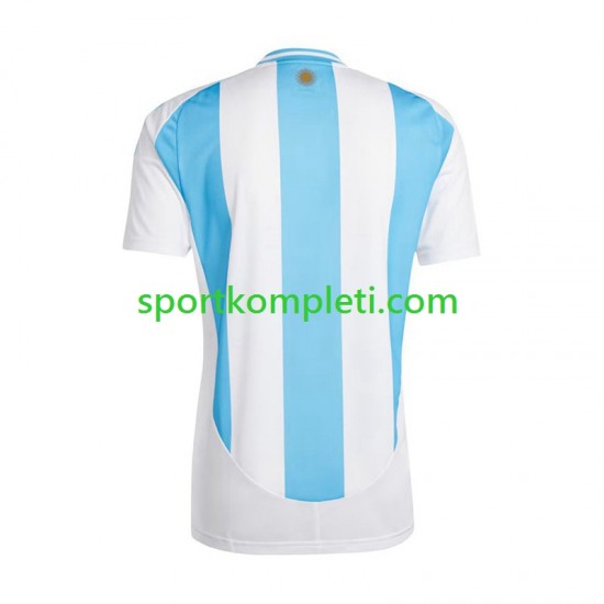 Argentina Muškarci Domaći Nogometni Dres Copa America 2024 Kratki Rukavi