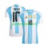Argentina Muškarci Domaći Nogometni Dres Lionel Messi 10 Copa America 2024 Kratki Rukavi